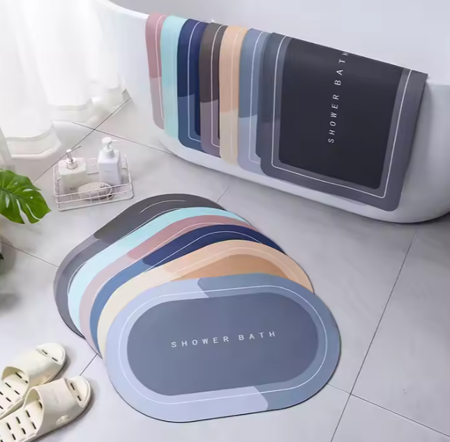 Tapis de bain ultra-Absorbant & Anti-Dérabant ( 2 acheté 1 offert )